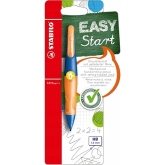 Papírenské zboží - Ergonomická mechanická tužka pro leváky STABILO EASYergo 1.4  modrá/oranžová