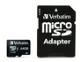Papírenské zboží - Karta pamięci microSDXC 64GB Class 10 USH-I z adapterem VERBATIM "PRO"