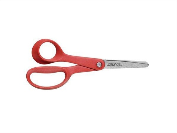 Papírenské zboží - Nůžky dětské, 13 cm, pro leváky,  FISKARS "First", červené aaa