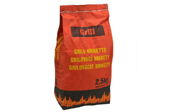 Papírenské zboží - Grill Dřevěné brikety 2,5 kg