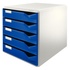 Papírenské zboží - Pudełko z szufladami Leitz 5 szuflad, niebieski
