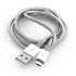 Papírenské zboží - USB kabel (2.0), USB A M - microUSB M, 1m, reversible, srebrny, Verbatim, box, 48862