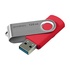 Papírenské zboží - Goodram USB flash disk, USB 3.0 (3.2 Gen 1), 128GB, UTS3, czerwony, UTS3-1280R0R11, USB A, z obrotową osłoną