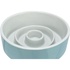 Papírenské zboží - Miska ceramiczna do karmienia powolnego, kółka, szaro-niebieska 0,45 l/o 14 cm