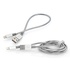 Papírenské zboží - USB kabel (2.0), USB A M - Apple Lightning M, 1 + 1.3m, srebrny, Verbatim, box, 48873, 2szt (1x100cm + 1x30cm)