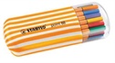 Papírenské zboží - Liner  "Point 88 Twister Zebrui", 20 barev, 0,4mm, v oválném plastovém obalu, STABILO