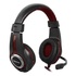 Papírenské zboží - Defender Warhead G-185, Gaming Headset, słuchawki z mikrofonem, regulacja głośności, czarno-czerwona, 2x 3.5 mm jack