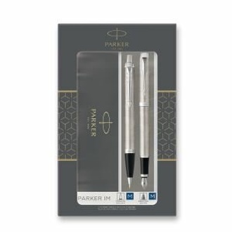 Papírenské zboží - Parker IM Stainless Steel CT sada plnicí a kuličkové pero
