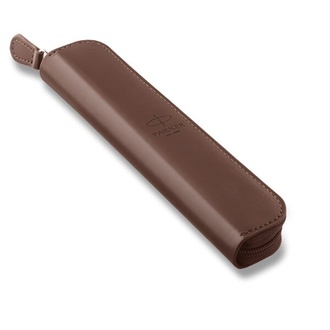 Papírenské zboží - Parker PU pouzdro hnědé, zip
