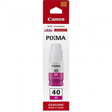 Papírenské zboží - Canon originální ink 3401C001, magenta, 7700str., 70ml, GI-40 M, Canon PIXMA G5040,G6040