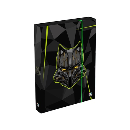 Papírenské zboží - Box na sešity A4 Jumbo OXY Sherpy Wolf