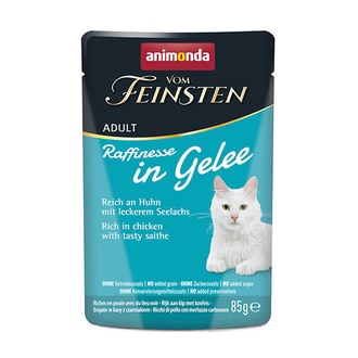 Papírenské zboží - ANIMONDA VF Raffinesse in Jelly - kuře a tmavá treska , 85 g