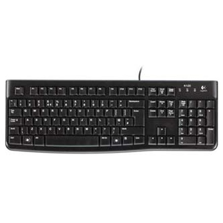 Papírenské zboží - Logitech K120, Klávesnice CZ, klasická, 920-002485, 920-002641 typ drátová (USB), černá