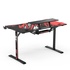 Papírenské zboží - ULTRADESK Biurko dla gracza ATOMIC, 139x74cm, 76cm, z podwyższeniem na monitor, z podkładką XXL na cały pulpit