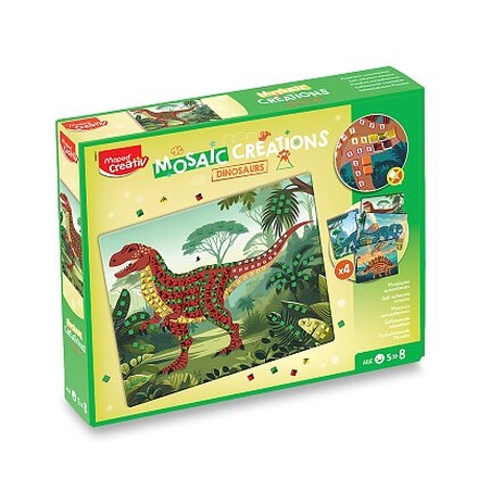 Papírenské zboží - Sada Maped Creativ Mosaic Creations - Dinosauři