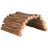 Papírenské zboží - Mostek drewniany z bali okrągłych dla świnek morskich i szynszyli, 28 x 17 cm
