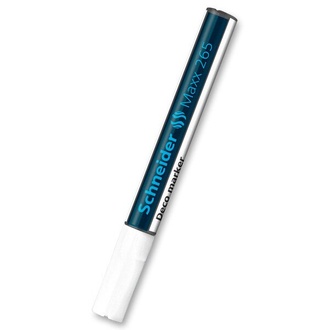 Papírenské zboží - Popisovač Schneider Maxx 265 bílý