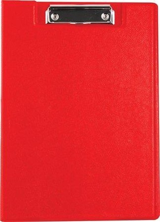 Papírenské zboží - Psací podložka zavírací, A4, VICTORIA, červená