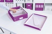 Papírenské zboží - Pudełko organizacyjne Leitz Click & Store średnie, fioletowe