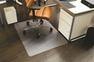 Papírenské zboží - Mata pod krzesło, do twardych wykładzin podłogowych, kształt E, 120x150 cm, RS OFFICE "Ecoblue"