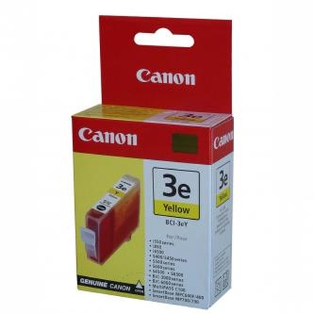 Papírenské zboží - Canon originální ink BCI3eY, yellow, 280str., 4482A002, Canon BJ-C3000, 6000, 6100, S400,