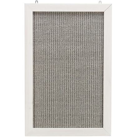 Papírenské zboží - Škrábací deska na zeď, dřevěný rám, 38 × 58 cm, šedá/bílá 