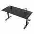 Papírenské zboží - ULTRADESK Biurko dla gracza MOMENTUM - Black, 152,5x70 cm, 75,5 cm, z podkładką pod mysz XXL, uchwyt do słuchawek, na napój, telef