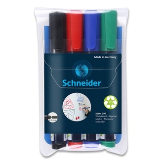 Papírenské zboží - Popisovač Schneider Maxx 290 sada 4 barev