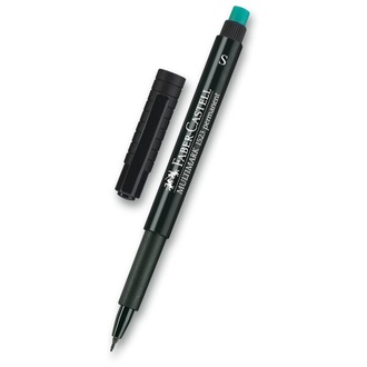 Papírenské zboží - Permanentní popisovač Faber-Castell 1523 S černý
