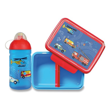 Papírenské zboží - Set Zdravá lahev 0,5 l a Zdravá sváča Záchranáři