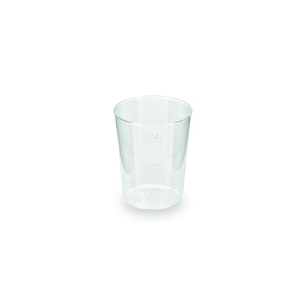 Papírenské zboží - Kelímek vratný 2 cl / 4 cl (PP) [50 ks]