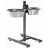 Papírenské zboží - Drążek dla psa wys. 50cm, 2 miski 2,8l/24cm