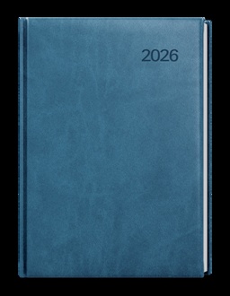 Papírenské zboží - Denní diář - Ctirad - Vivella - A5 - petrolejová