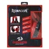 Papírenské zboží - Redragon CHRONOS, Gaming Headset, słuchawki z mikrofonem, regulacja głośności, czarno-czerwona, 2x 3.5 mm jack + USB