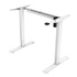 Papírenské zboží - Biurko, elektycznie regulowany, Blat biały, 75x120cm, regulacja rozstawu 500mm, biały, 70 kg nośność, ergo