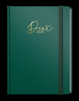 Papírenské zboží - Denní diář - David - Luxi - A5 - zelená