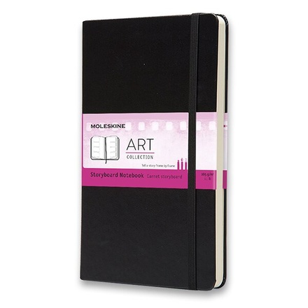 Papírenské zboží - Zápisník Moleskine StoryBoard L, černý