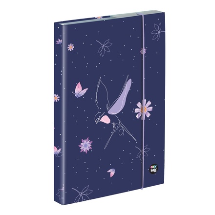 Papírenské zboží - Box na sešity A4 Flowers