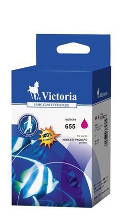 Papírenské zboží - 655 Inkjet cart. pro Deskjet Ink Advantage 3520 tiskárny, VICTORIA, magenta 12 ml