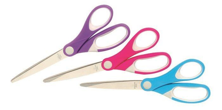 Papírenské zboží - Nůžky "JOY", růžová, univerzální, 182 mm, REXEL