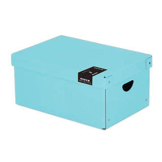 Papírenské zboží - Krabice lamino velká PASTELINI modrá