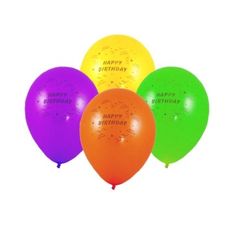Papírenské zboží - Nafukovací balónky "Happy Birthday" "M" [100 ks]