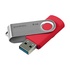 Papírenské zboží - Goodram USB flash disk, USB 3.0 (3.2 Gen 1), 8GB, UTS3, czerwony, UTS3-0080R0R11, USB A, z obrotową osłoną