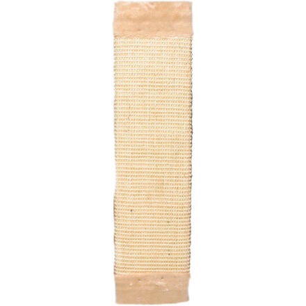 Papírenské zboží - Škrábadlo nástěnné s plyšovým zakončením 15x62 cm,  - béžové 