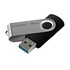 Papírenské zboží - Goodram USB flash disk, USB 3.0 (3.2 Gen 1), 16GB, UTS3, czarny, UTS3-0160K0R11, USB A, z obrotową osłoną