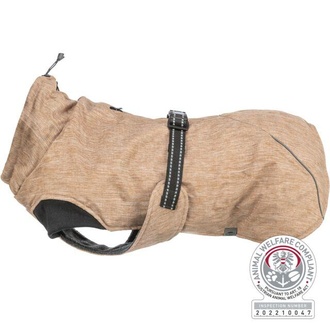 Papírenské zboží - Zateplený zimní kabátek RIOM, pískováXS:25cm, hruď:16-24cm, krk: do 28cm