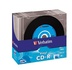 Papírenské zboží - CD-R 700MB, 80min., 52x, winyl, DLP Crystal AZO, Verbatim, slim box