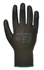 Papírenské zboží - Rękawice robocze zanurzone na dłoni i palcach w poliuretanie, rozmiar 8, czarny