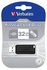 Papírenské zboží - 32GB USB Flash 2.0, 11/8MB/s, Pin Stripe, VERBATIM, czarny