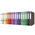 Papírenské zboží - Pilnik dźwigniowy Rainbow, jasnozielony, 50 mm, A4, PP/karton, DANAU